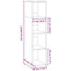 A line drawing of a tall, narrow white cabinet with dimensions indicated by text and lines. Náhled obrázku produktu