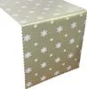 Obojstranný obrus odolný voči škvrnám Gold Snow I 40x180 cm Náhľad obrázku produktu 2