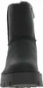 A front view of a black boot with a thick sole. Produktbild-Vorschau
