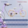 Rower 20 cali dla dziewczynki 6 biegów Shimano Flower Bike Podgląd zdjęcia produktu 8