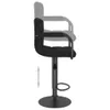 Barhocker Samt Schwarz 48 x 47 x (90-111) cm drehbar Produktbild-Vorschau 6