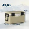 Outsunny Kühlbox 42,6L Große Passive Thermobox bis zu 72 Produktbild-Vorschau 3