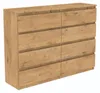 Kommode „LanceLot“ aus Eiche mit Schubladen, 120 cm, 8 Produktbild-Vorschau 1