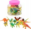 Dinosaurier Figuren Set 12 Stück - Bunte Mini Dinos Produktbild-Vorschau 1