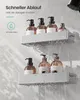 SONGMICS Duschablage ohne Bohren 2er Set, Rostfreies Produktbild-Vorschau 5