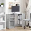 vidaXL Schreibtisch Betongrau 100 x 40 x 75 cm Produktbild-Vorschau 4