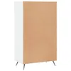 vidaXL Armadio per scarpe bianco lucido 60x35x105 cm in Anteprima dell’immagine prodotto 9