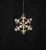 Fiocco di neve acrilico a LED "Icy Star" - 16 LED bianco Anteprima dell’immagine prodotto 4
