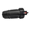 A black electrical connector housing with a red cap on a white background. Produktbild-Vorschau