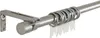 A close-up view of a curtain rod set against a white background. Produktbild-Vorschau