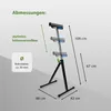 Rollenbock 90 kg höhenverstellbar bis 109cm 30 cm Produktbild-Vorschau 3