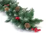 Tannengirlande 25cm mit Zapfen & Beeren Indoor & Outdoor 2m Produktbild-Vorschau 3