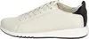 A side view of a white Geox sneaker with black accents on the heel. Náhled obrázku produktu