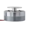 A close-up studio shot of a silver and gray resonance speaker with a white background. Náhled obrázku produktu