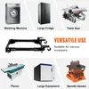 A collage of images showcasing a mobile base and various equipment it can support, along with descriptive text. Anteprima dell’immagine prodotto