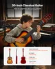 Gitara klasyczna VEVOR, 780 mm, drewniana gitara klasyczna Podgląd zdjęcia produktu 6