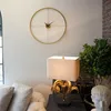 Opviq, Etta- ATP1504, oro, orologi da parete, 48 x 48 cm, Anteprima dell’immagine prodotto 2