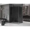 Mexen Velar Schiebetür Duschkabine 140x70cm Graphit Gun Produktbild-Vorschau 2