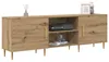 vidaXL Mobile TV da 150 x 30 x 50 cm, effetto legno Anteprima dell’immagine prodotto 3