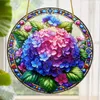 GKA XL Sonnenfänger Hortensien bunt 20 cm Buntglas Produktbild-Vorschau 2