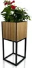 Blumenbeet štvorcový LOFT FIORINO Lišty 22x22x50 cm Náhľad obrázku produktu 1