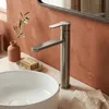 Rubinetto Del Lavabo Rea Arcos Alto Titanio Anteprima dell’immagine prodotto 2