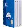 A spiral-bound notebook with a blue cover and graph-lined pages. Podgląd zdjęcia produktu