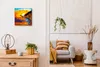 Coloray Uhr auf Leinwand 30x30 cm Wand Uhr Dekoration Produktbild-Vorschau 3