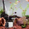 An aquarium with guppy fish, plants, and a water pump. Náhled obrázku produktu