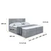 ALTDECOR Boxspringbett mit H4 Matratze und Topper - 120 x Produktbild-Vorschau 6