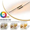 ZMH LED Plafonnier Noir 12W Blanc Chaud 3000K Moderne Voir les images du produit 2