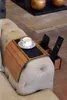 Table basse Bino avec tablette rabattable pour accoudoirs, Voir les images du produit 4