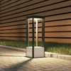 Lucande LED-Sockelleuchte Kalisa, IP65, 42 cm, grau, Metall Produktbild-Vorschau 2