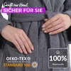 AR Line Kapuzen Bademantel 100% Baumwolle 450 g/m² – Uni Produktbild-Vorschau 4