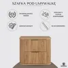 Rodan | Szafka Pod Umywalkę - 60 Cm - Wisząca - Brązowy Mat Podgląd zdjęcia produktu 2