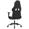 vidaXL Gaming-Stuhl mit Massage & Fußstütze Schwarz und Produktbild-Vorschau 15