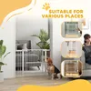 PawHut Barriera di sicurezza per cani 76-104 cm, chiudibile Anteprima dell’immagine prodotto 8