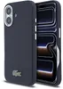 Custodia Lacoste con cover posteriore - iPhone 16 - Blu Anteprima dell’immagine prodotto 1