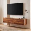 FineBuy Mobile basso sospeso in legno massello di sheesham Anteprima dell’immagine prodotto 1