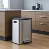 Relaxdays Cestino dei rifiuti 2 x 15 litri, cestino da Anteprima dell’immagine prodotto 3