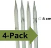 TIMBERMIK ø 8cm 4-Pack Paletti di Legno a Punta Lunghezza: Anteprima dell’immagine prodotto 2