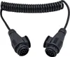 Spiralkabel 13-polig Anhängerkabel 12 Volt bodenfrei Produktbild-Vorschau 3