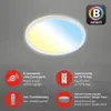 LED Panel dimmbar Smart WiFi Bluetooth CCT 18W weiß Produktbild-Vorschau 3