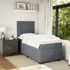 The Living Store Boxspringbett mit Matratze Dunkelgrau Produktbild-Vorschau 4