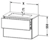 Duravit Waschtischunterschrank L-Cube 102 cm Weiß Matt 2 Produktbild-Vorschau 6