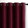 Zasłona Velvet na przelotkach 140x270 1szt. bordowa Podgląd zdjęcia produktu 6