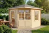 Alpholz 5-Eck Gartenhaus Monica aus Massiv-Holz, Gerätehaus Produktbild-Vorschau 6