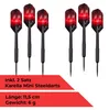 Karella Mini Dartboard Bulli, Miniatur Dartscheibe Ø 15 cm Produktbild-Vorschau 4