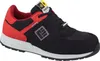 A single black and red work shoe is shown against a white background. Produktbild-Vorschau