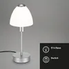 Tischleuchte Tischlampe Kabelschalter 1xE14 40W silber Produktbild-Vorschau 2